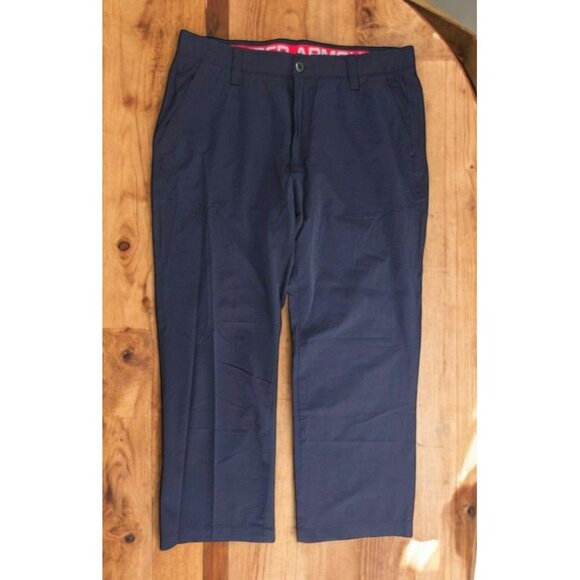 Under Armour Mens Black Athletic Golf Pants Size 36x27 Inseam 27" - Picture 1 of 6